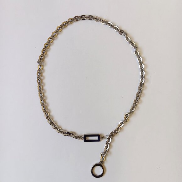 Women's Silver Cable Chain Belt One Size - Picture 8 of 8